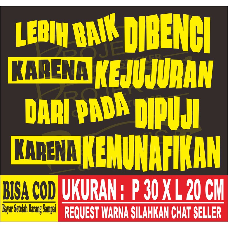 Jual Cutting Sticker Sticker Cutting Terbaru Mobil Stiker Tulisan Keren