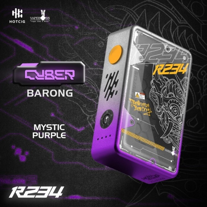 Jual Hotcig R234 Cyber Barong Edition Mystic Purple 234W By Hotcig X