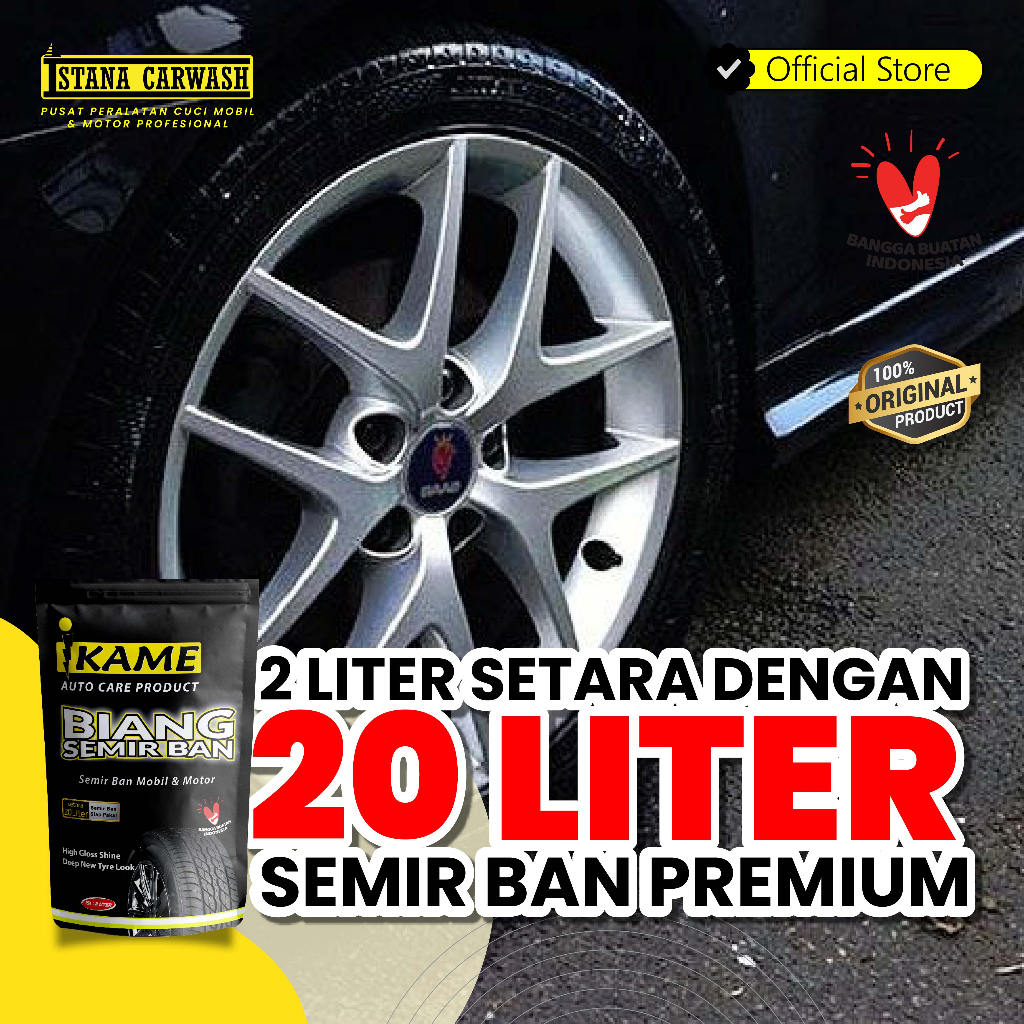 Jual Semir Ban Mobil Motor Semir Ban Pengkilap Premium Liter