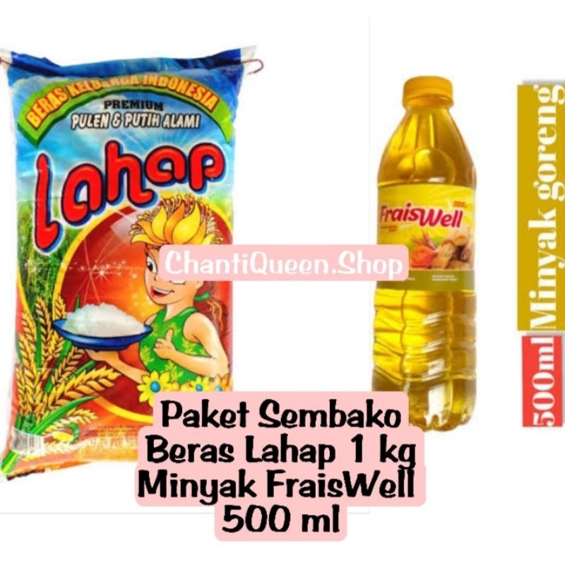 Jual Paket Sembako Beras 1 Kg Minyak 500 Ml Shopee Indonesia