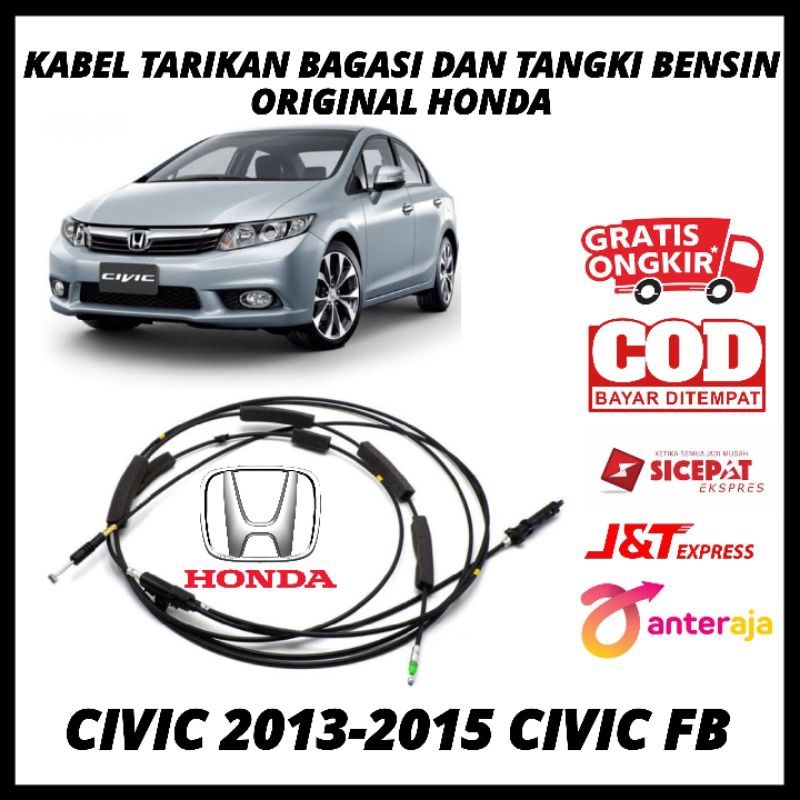 Jual Kabel Tali Tarikan Bagasi Kabel Tangki Bensin Civic 2013 2014