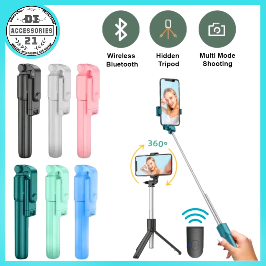 Jual Tongsis Tripod R Bluetooth In Remote Holder Handphone