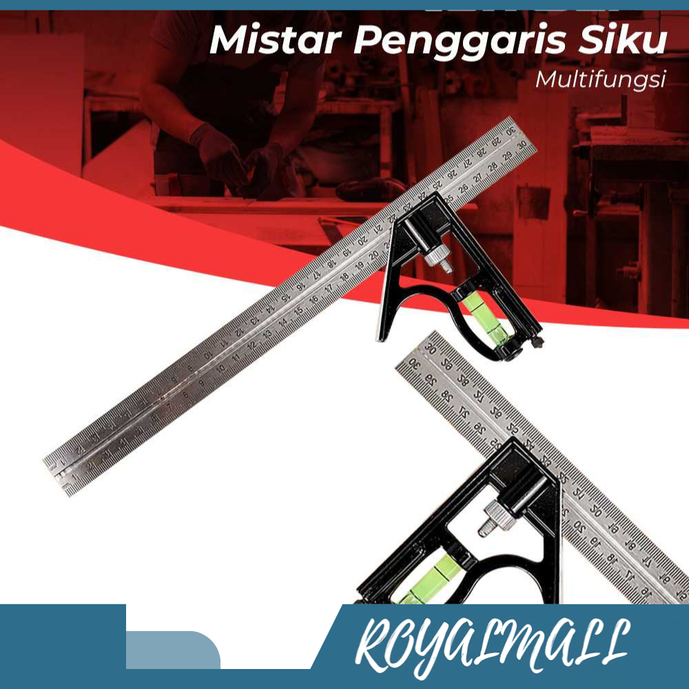 Jual Taffware Mistar Penggaris Siku Tukang Multifungsi Cm Alat