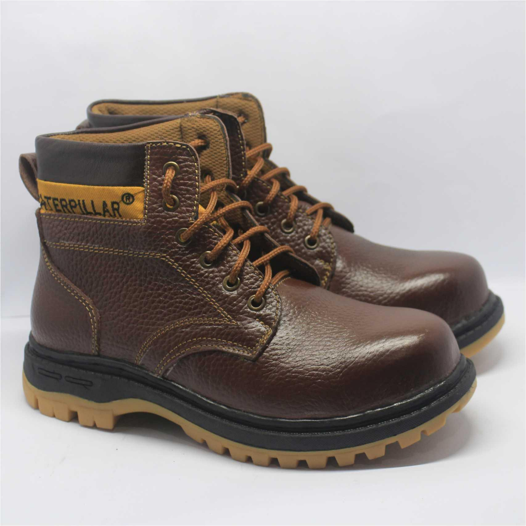 Jual Sepatu Safety Caterpillar Sepatu Ujung Besi Sepatu Kerja Proyek