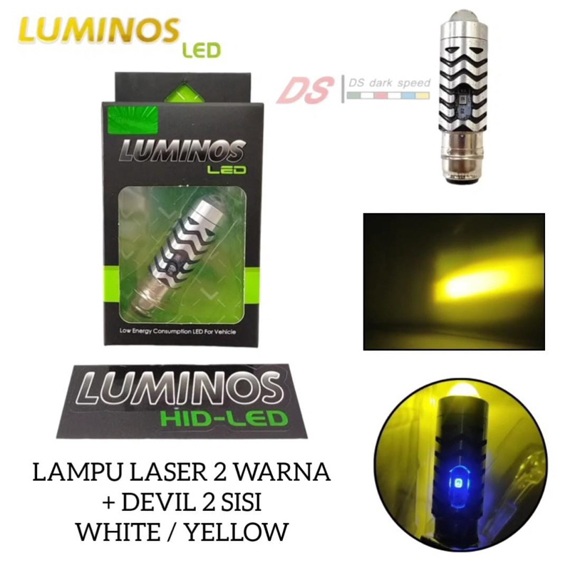 Jual Lampu Utama Led H Laser Jauh Dekat Putihkuning Plus Senja Biru