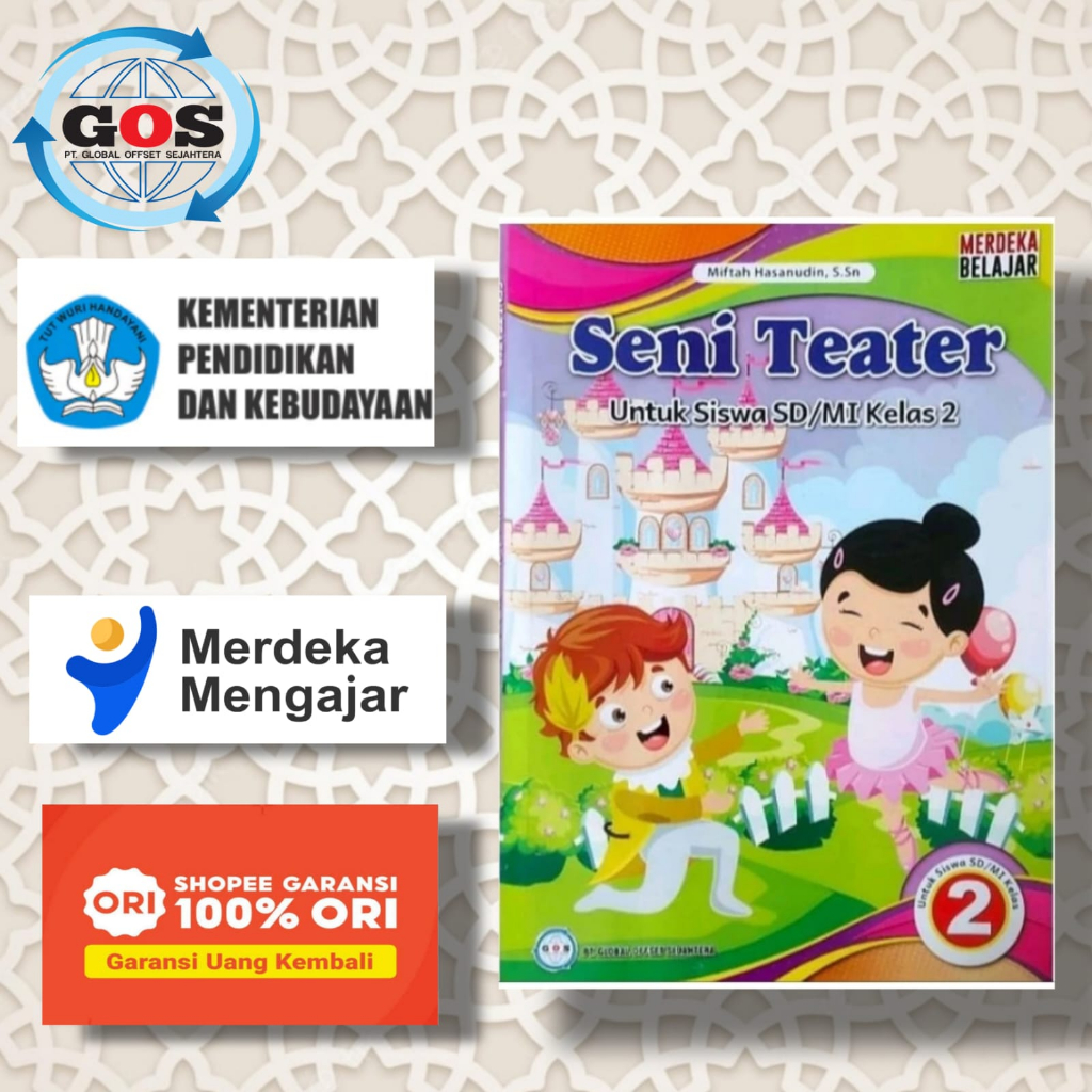 Jual Buku Siswa Seni Teater Kelas 2 SD MI Kurikulum Merdeka PT