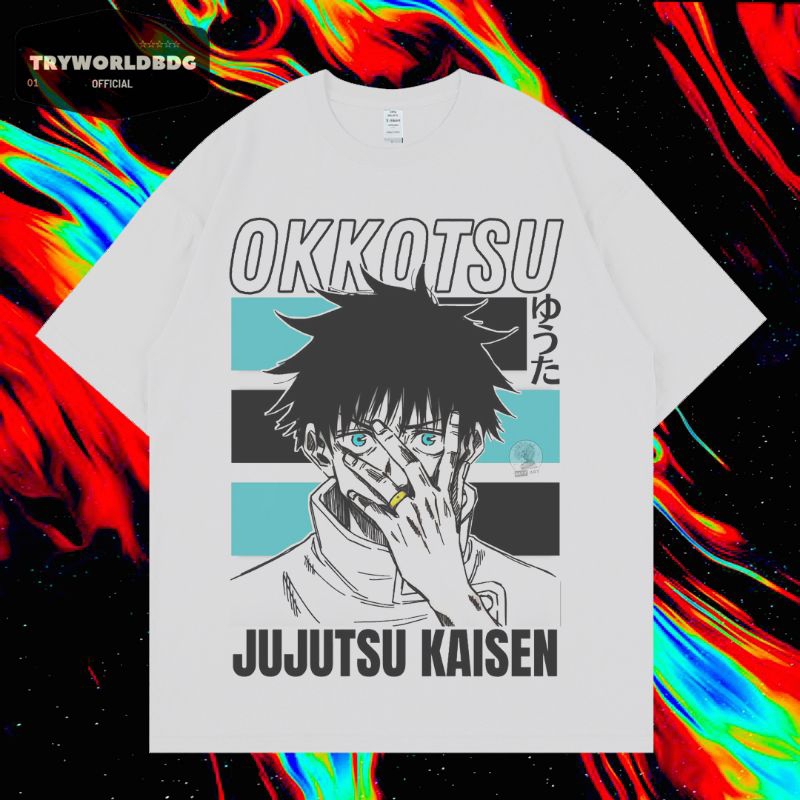 Jual TRYWORLDBDG OFFICIAL YUTA OKKOTSU KAOS OVERSIZED OVERSIZED T