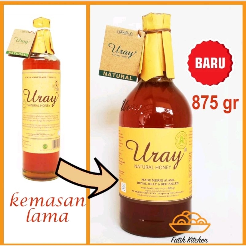 Jual Madu Uray 875gr Kemasan Baru Raw Honey Shopee Indonesia