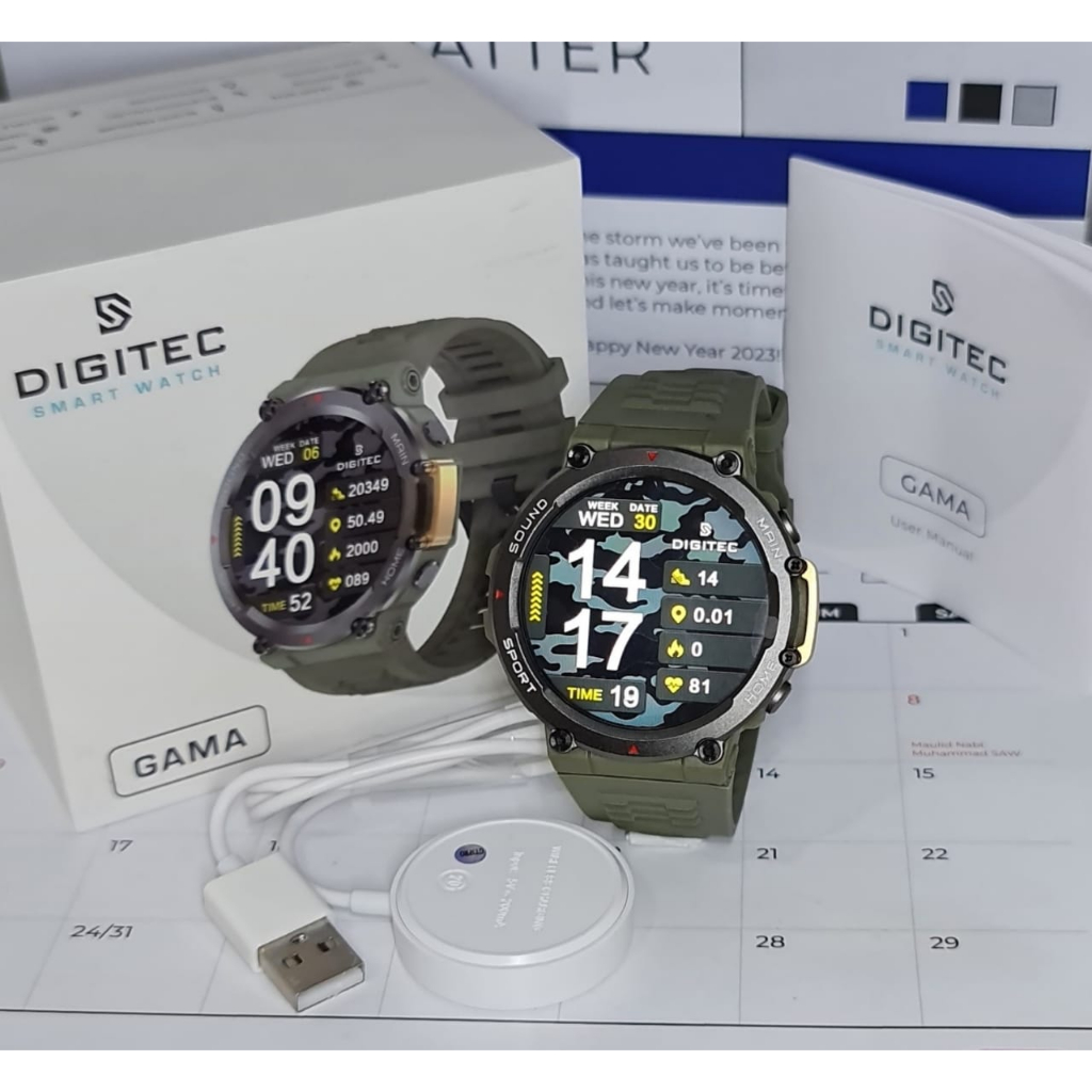 Jual JAM TANGAN DIGITEC GAMA SMARTWATCH ORIGINAL ANTI AIR 4W