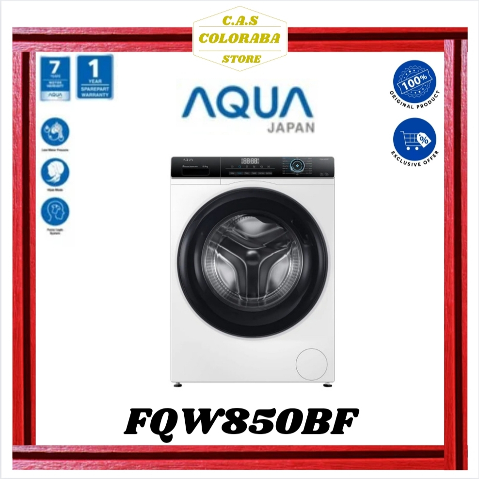 Jual Mesin Cuci Aqua Japan Fqw Bf Mesin Cuci Front Loading Kg