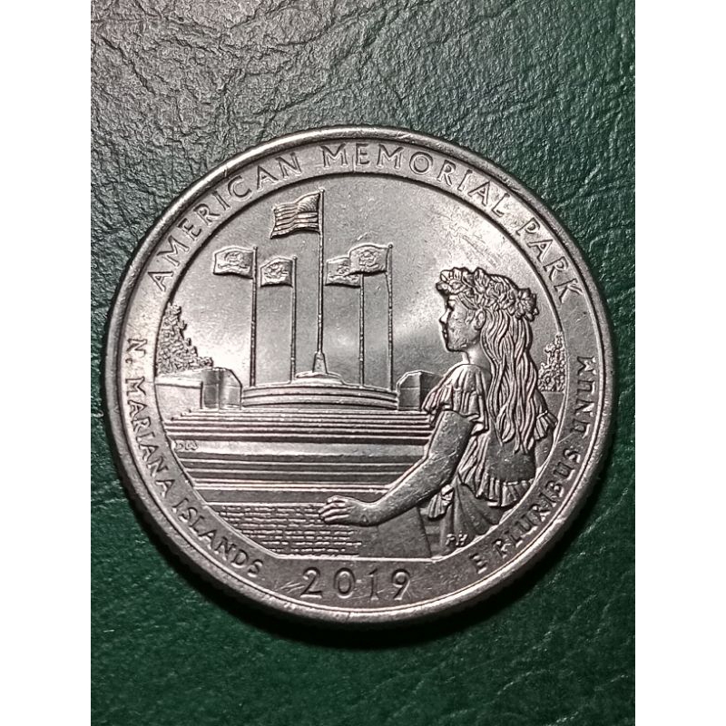 Jual Koin USA Quarter Dollar AMERICAN MEMORIAL PARK Shopee Indonesia