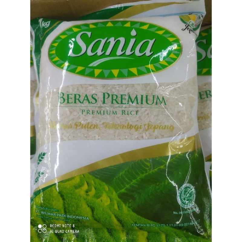 Jual BERAS SANIA 1 KG REPACK Kemasan Sendiri Asli Beras Sania