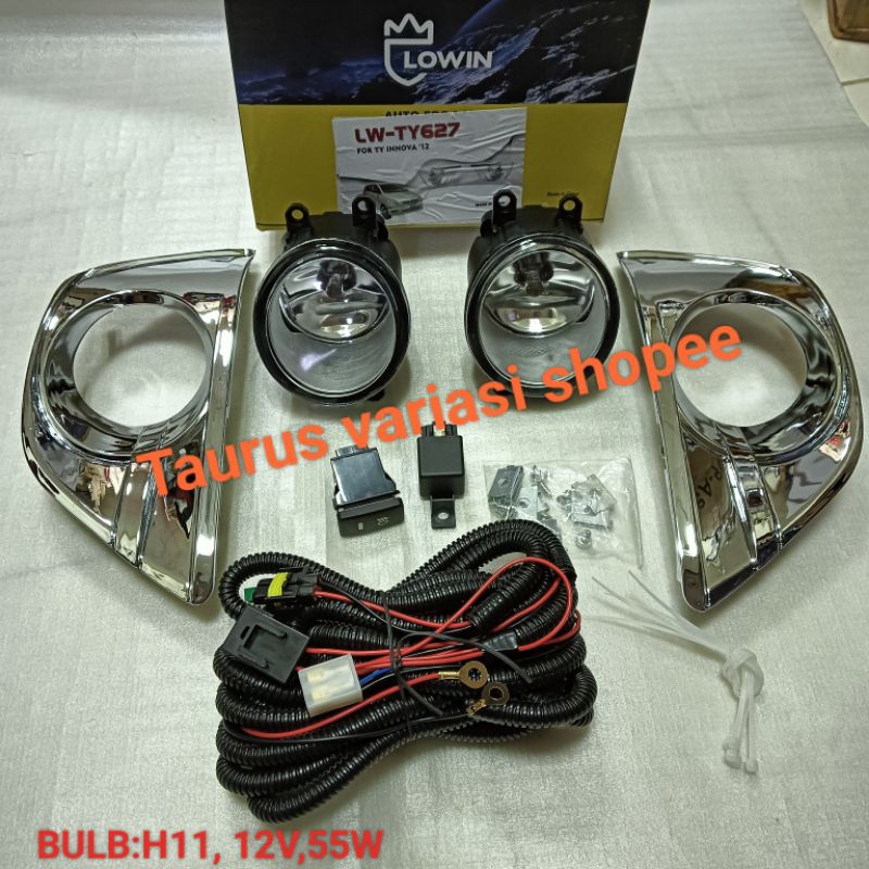 Jual Foglamp Lampu Bumper Depan Sorot Kabut Mobil Innova Inova