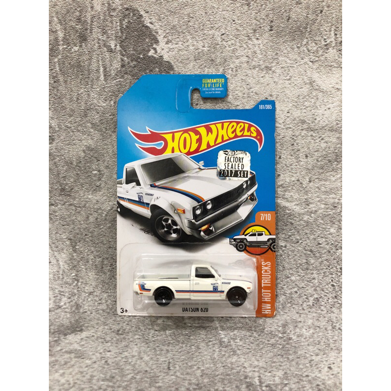 Jual Hot Wheels Datsun 620 Putih Factory Sealed HW Hot Trucks 2017