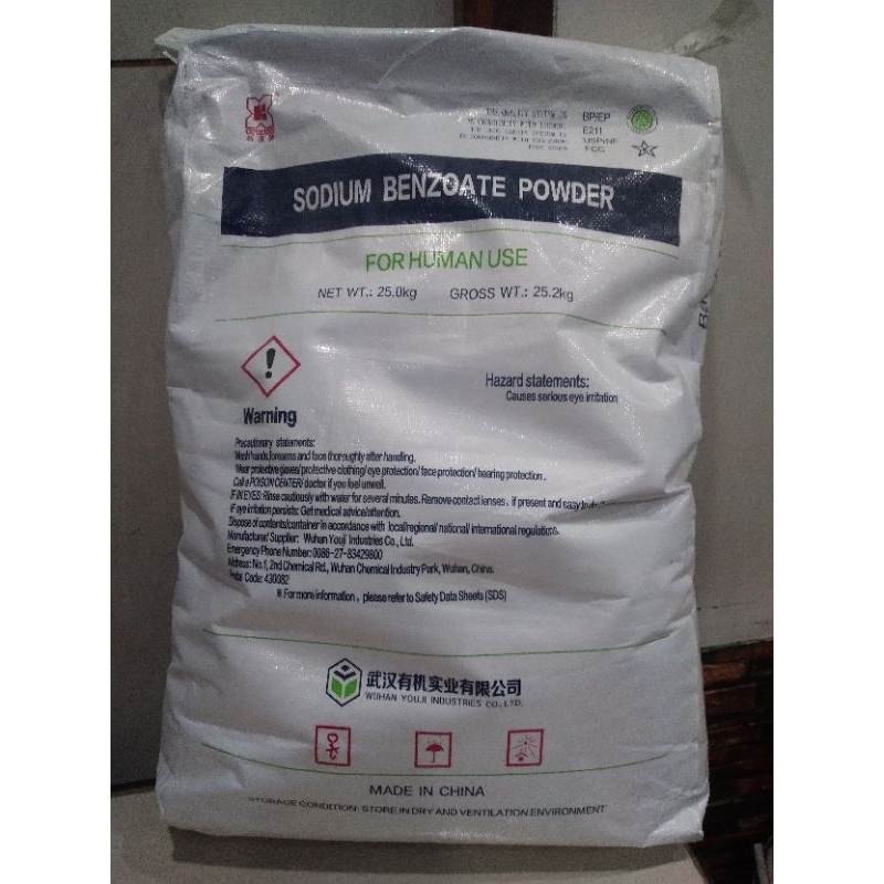 Jual Sodium Benzoate Powder Pengawet Makanan Repack Gr Shopee