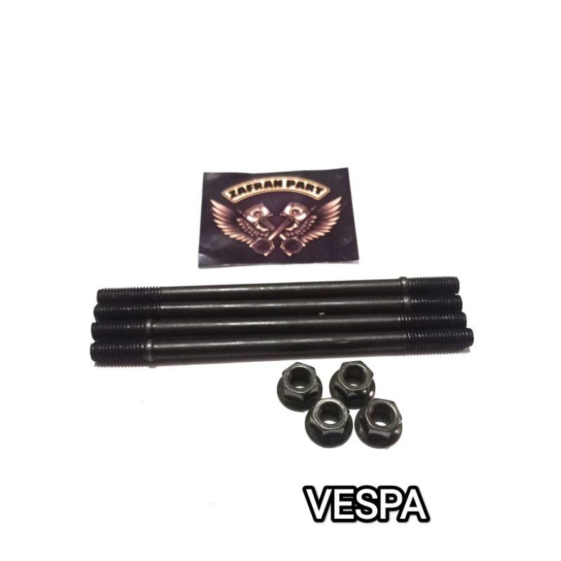 Jual As Baut Blok Vespa X Set Baut Tanam Boring Vespa X Plus