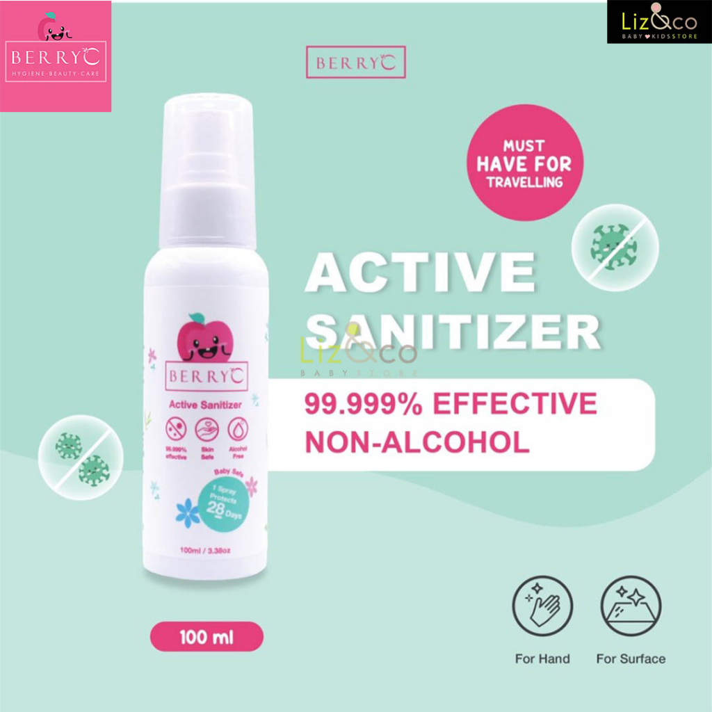 Jual Berryc Hand Sanitizer Spray Ml Antiseptik Non Alkohol Food