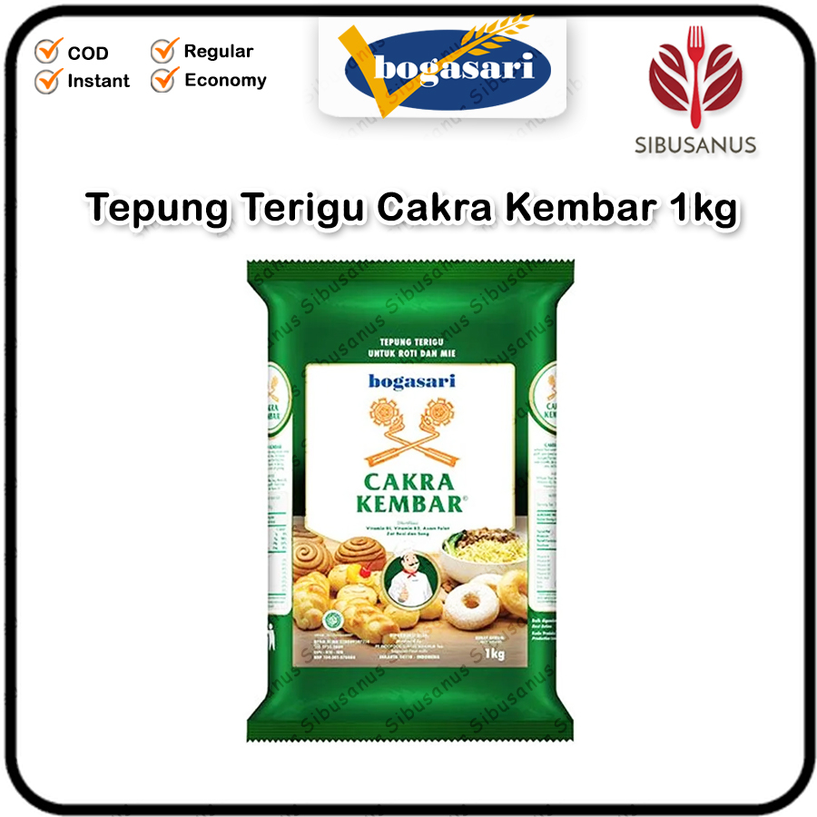 Jual Tepung Terigu Cakra Kembar Hijau Premium Kg Gr Protein Tinggi