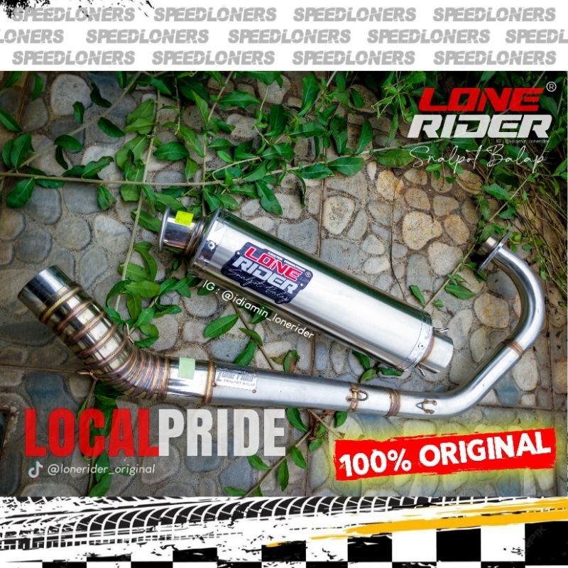 Jual Knalpot Lone Rider SATRIA FU LR ORIGINAL Spesial Drag SD