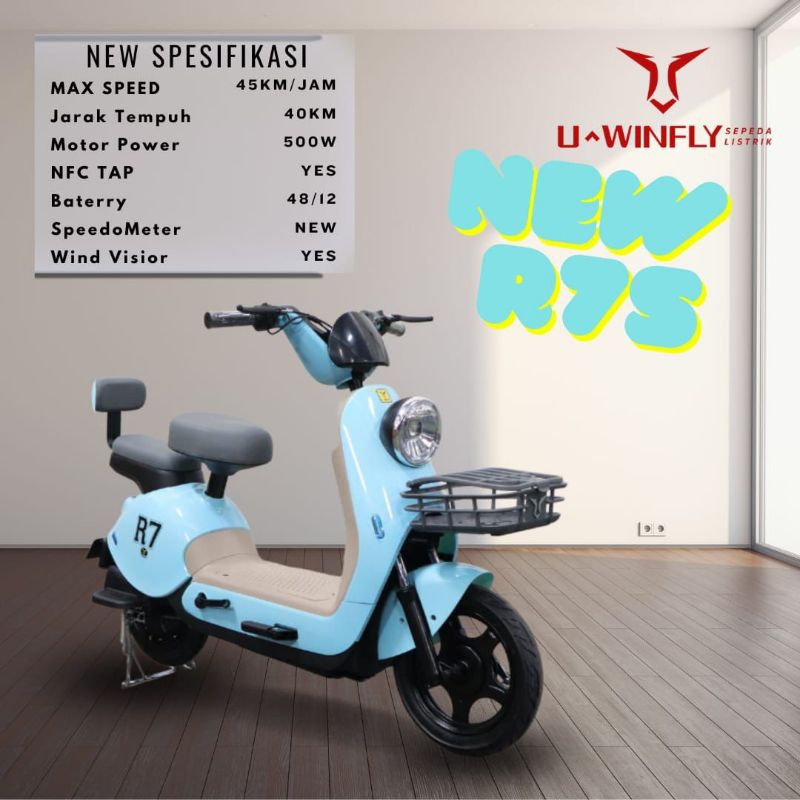 Jual Sepeda Listrik Uwinfly R S Smart Key Nfc E Bike Watt Shopee