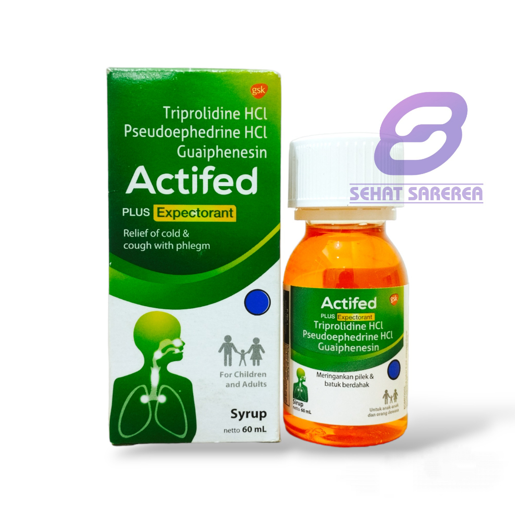 Jual Actifed Expectorant Sirup Hijau Ml Shopee Indonesia