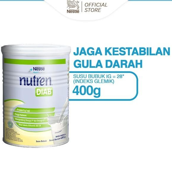 Jual Nestle Nutren Diab Vanilla Gram Susu Untuk Diabetes Dengan