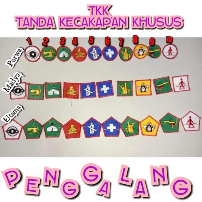 Jual Bet Tkk Tanda Kecakapan Khusus Pramuka Penggalang Paket Pcs