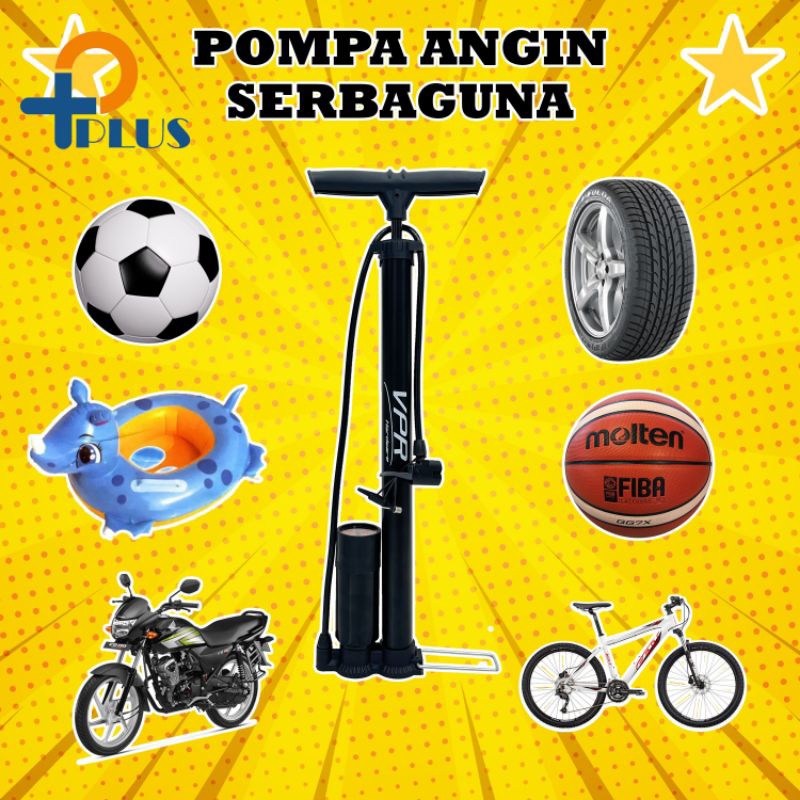 Jual Pplus Pompa Angin Sepeda Motor Dan Mobil Tabung Meter High