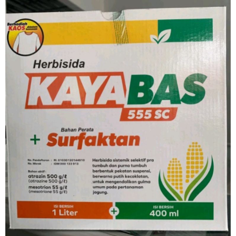 Jual KAYABAS 555 SC 1 Liter Herbisida Untuk Tanaman Jagung Shopee