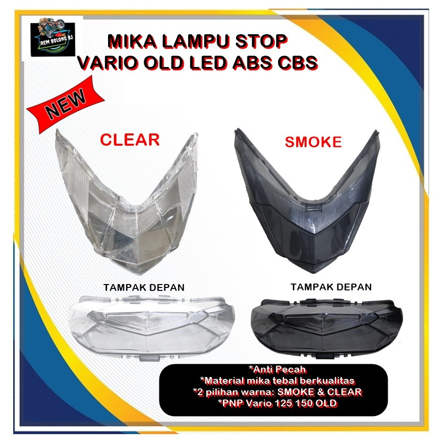 Jual Mika Lampu Stop Vario Old Led Th Cover Mika