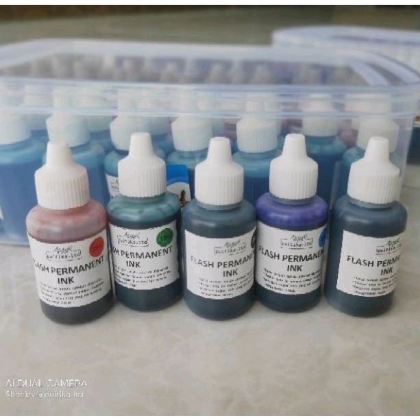 Jual Tinta Flash Permanen 35ml Tinta Stempel Flash Permanen Plastik