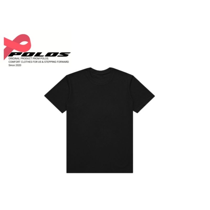 Jual Kaos Polos Hitam COTTON COMBED 30s Shopee Indonesia