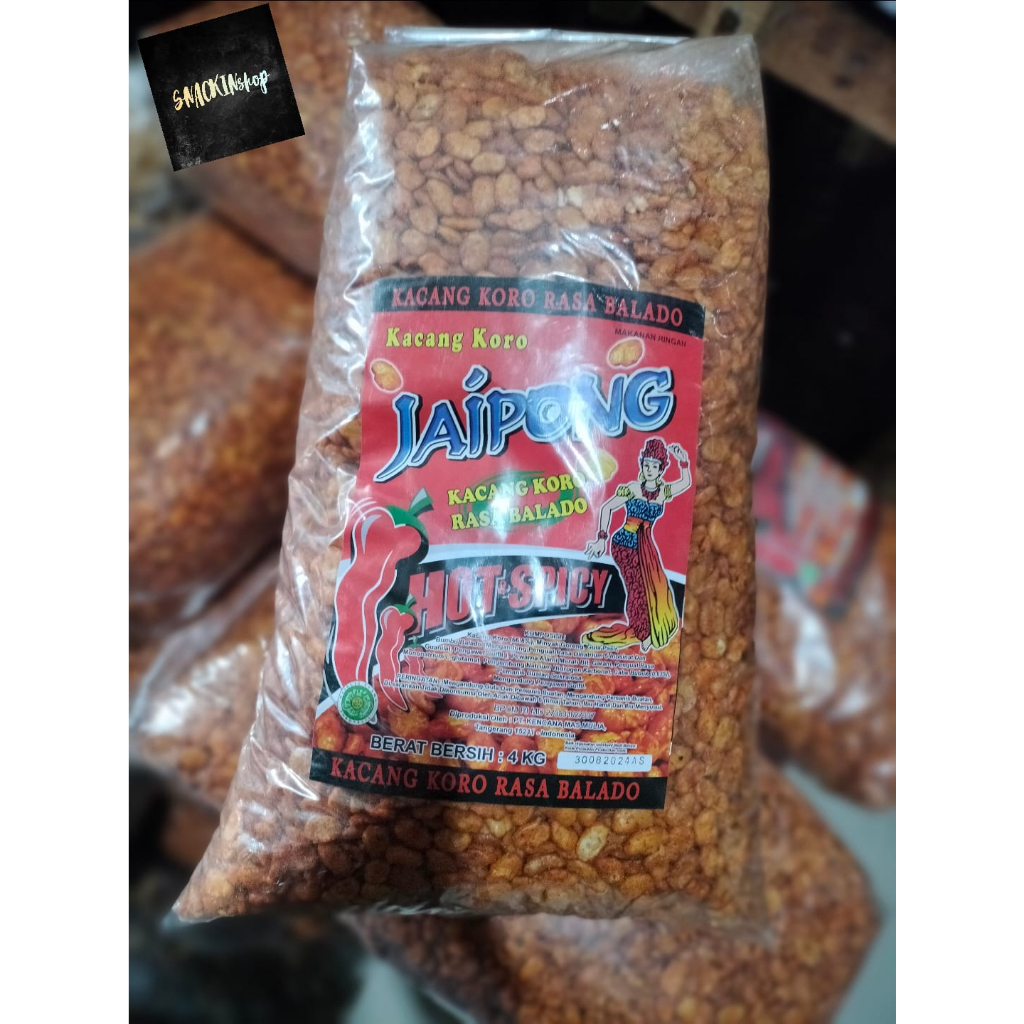 Jual KACANG KORO RASA BALADO 1KG Shopee Indonesia