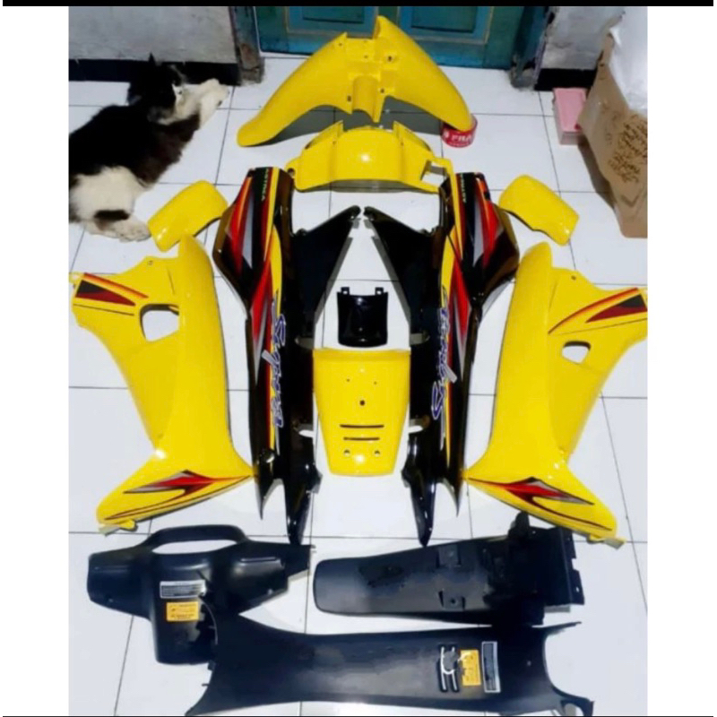 Jual Cover Bodi Full Set Body Halus Dan Kasar Motor Honda Supra X Lama