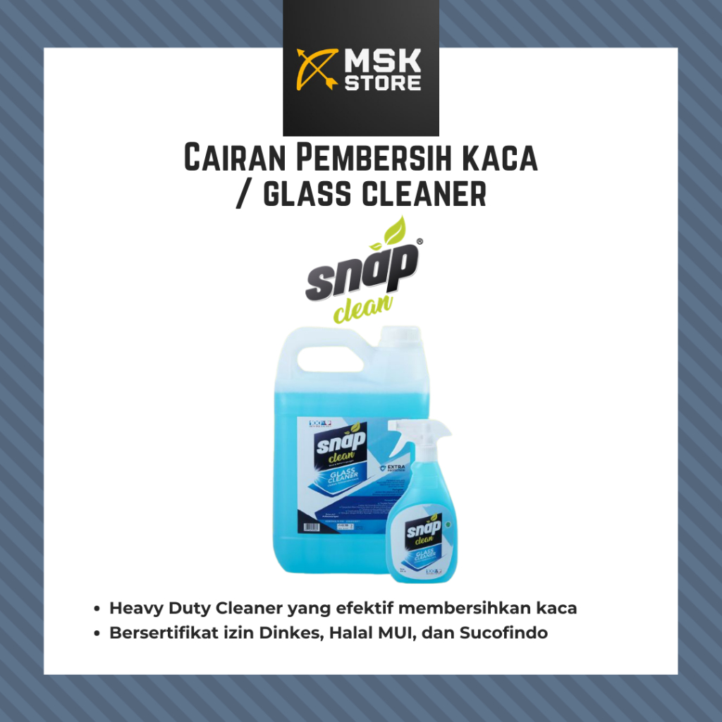 Jual Snap Clean Glass Cleaner Cairan Pembersih Kaca Heavy Duty Jerigen