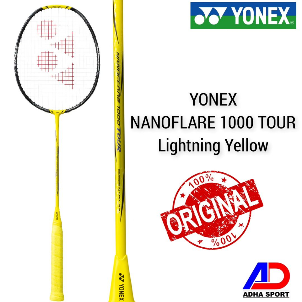 Jual Raket Badminton Yonex Nanoflare 1000 Tour Lightning Yellow