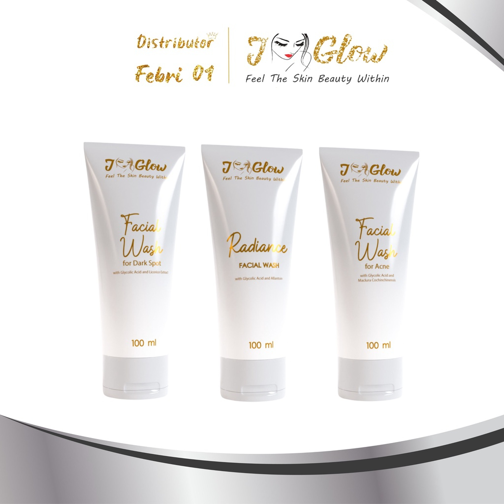 Jual Jglow Skincare Facial Wash All Paket Ml Shopee Indonesia