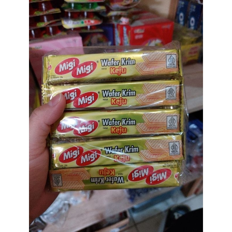 Jual Migi Migi Wafer Cream 1 Pack Isi 10 Pcs Shopee Indonesia