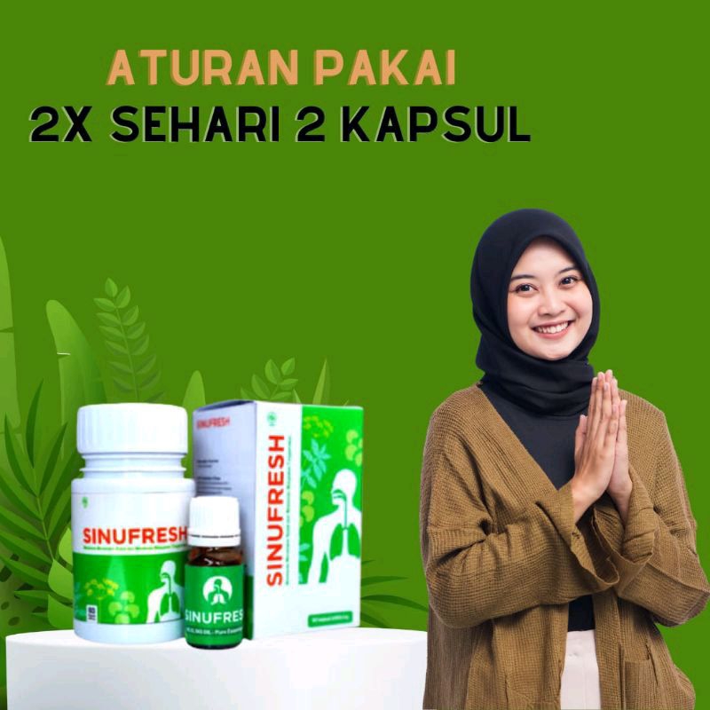 Jual Herbal Sinufresh Atasi Batuk Dan Gangguan Pernapasan Kapsul Dan