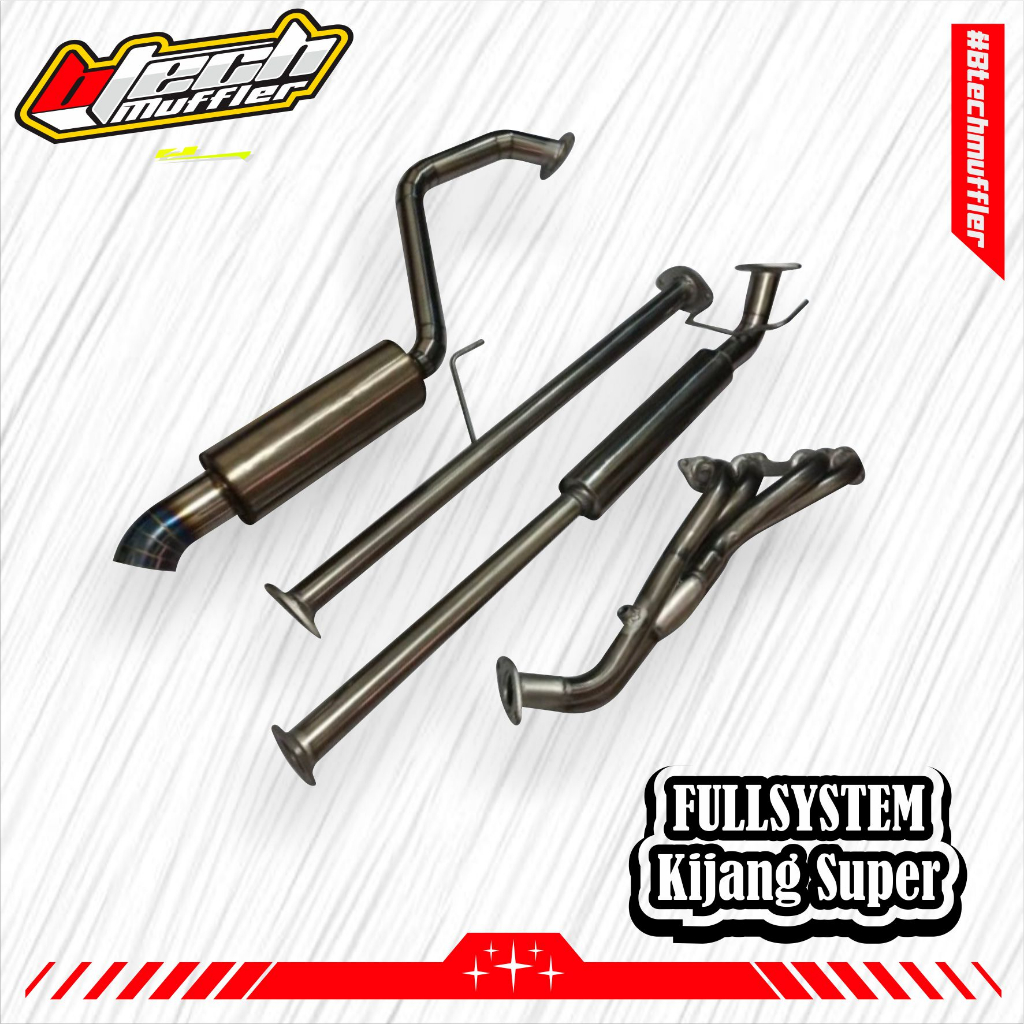 Jual Knalpot Mobil Muffler Full Set Toyota Kijang Grand Super Krista