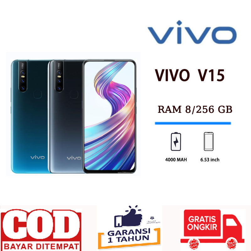 Jual New Vivo V15 Ram 8 256gb Baru Layar Lebar 6 53 Inci Fullset Hp