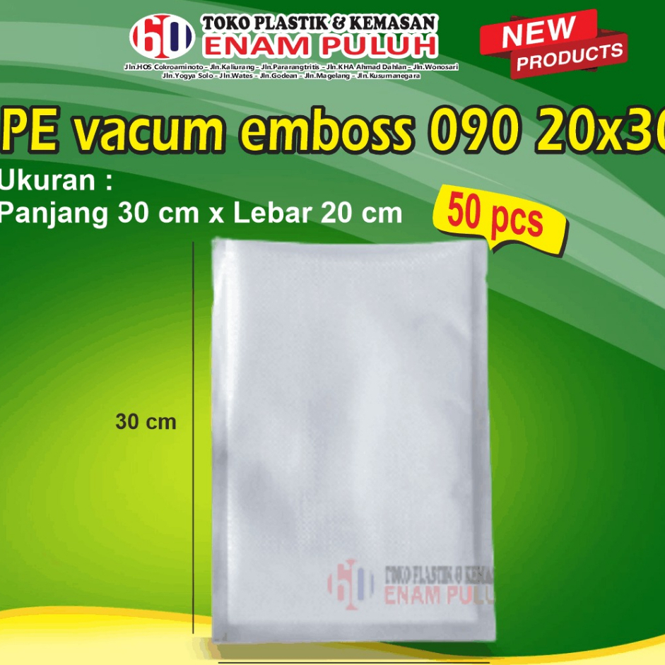 Jual Plastik Vacuum Vacum Bag X Isi Pcs Micron Tekstur