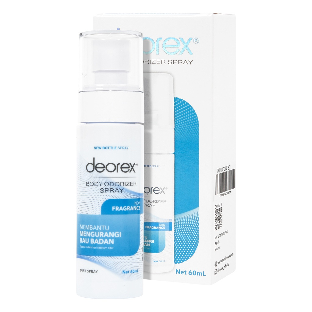 Jual DEOREX BODY ODORIZER SPRAY 60 ML Shopee Indonesia