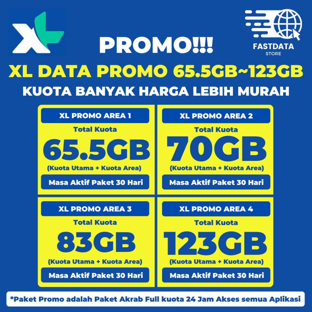 Jual PAKET DATA XL XTRA COMBO FLEX SUPER MURAH PROSES CEPAT Shopee