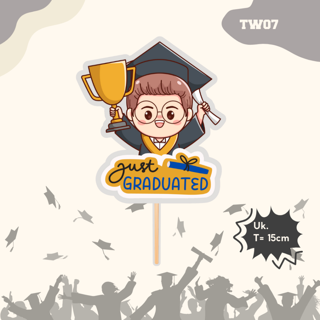 Jual Topper Wisuda Size Besar Pc Topper Buket Wisuda Shopee Indonesia