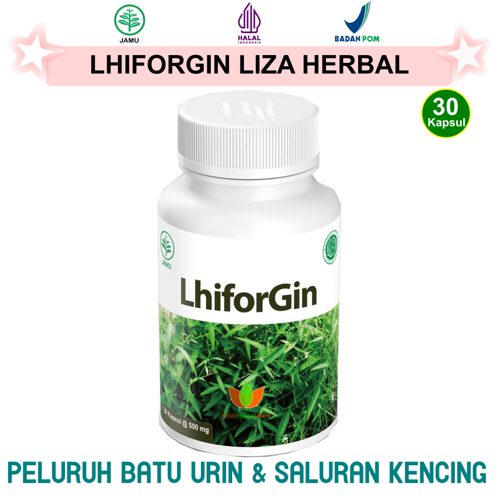 Jual Kapsul Lhiforgin Liza Herbal International Lhi Jamu Obat Batu