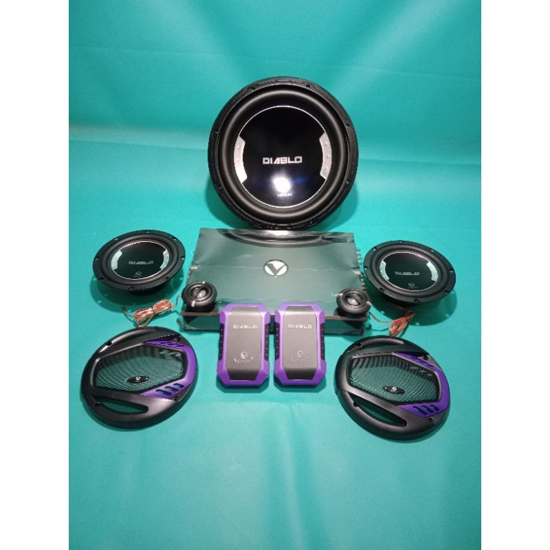 Jual Paket Venom DIABLO Power Venom Subwoofer Speaker Split VENOM