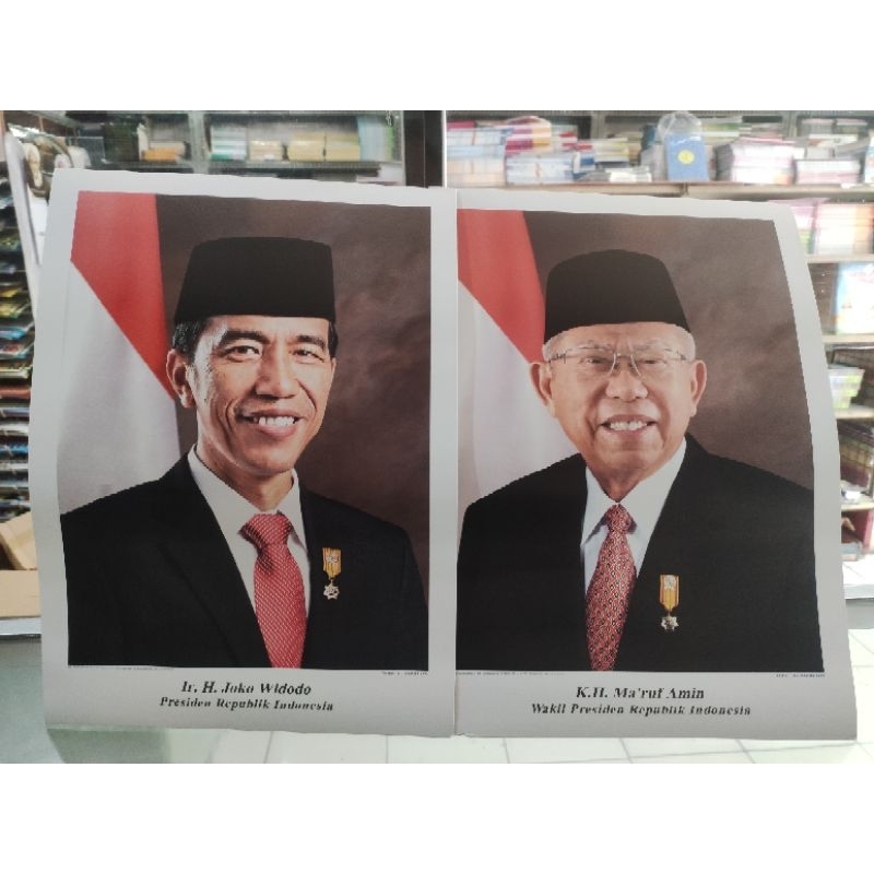 Jual Poster Garuda Atau Poster Presiden Dan Wakil Presiden Ukuran Kecil