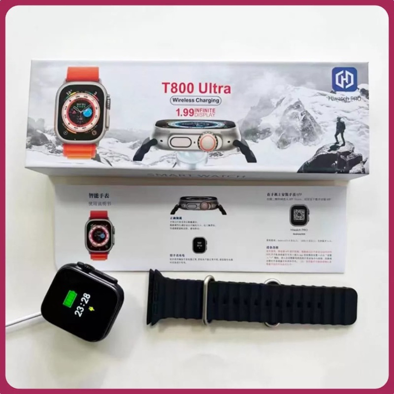 Jual BISA COD ORIGINAL SMARTWATCH SERIES 8 ULTRA T800 Shopee Indonesia