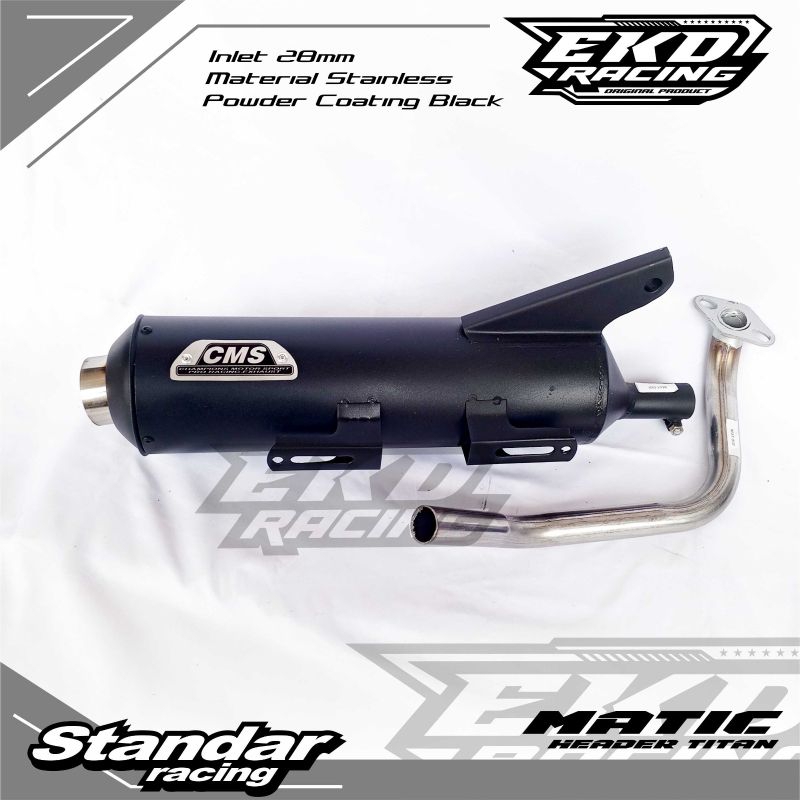 Jual KNALPOT STANDAR RACING ADEM GERUNG UNTUK MOTOR BEAT SCOOPY BEAT